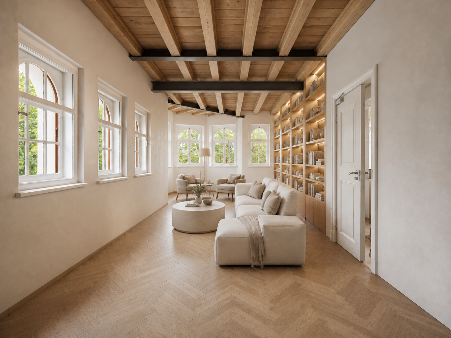 Unverbindliche Visualisierung: Bibliothek